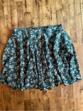 Floral Skater Skirt